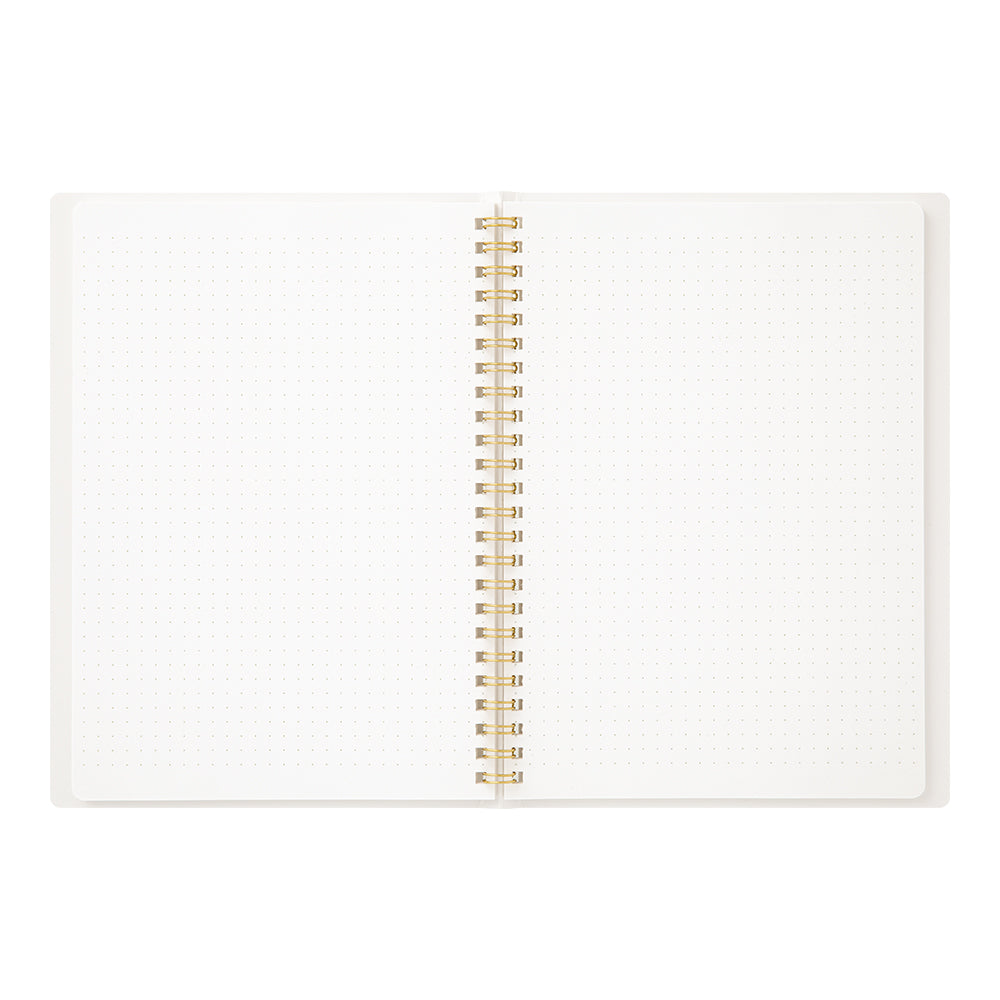 Midori A5 Dot Ruled Colour Paper Ring Notebook