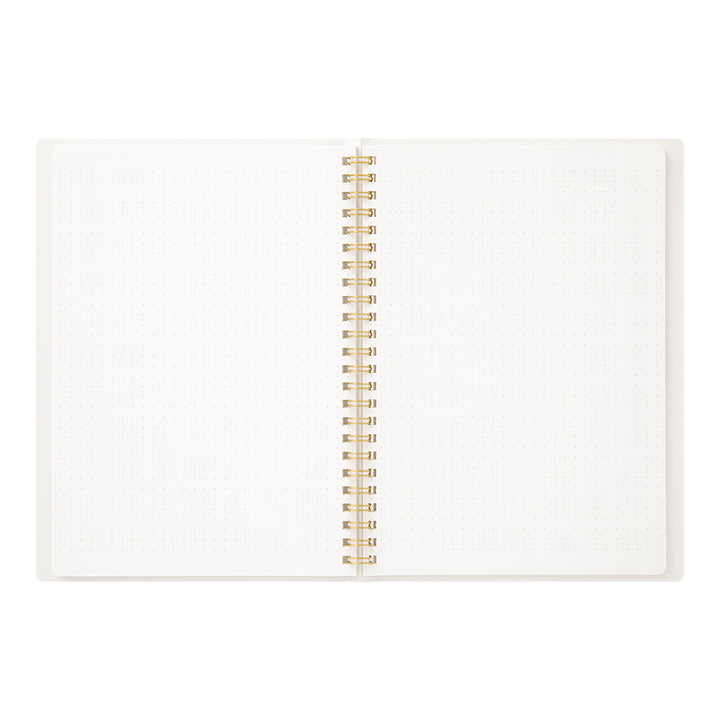 Midori A5 Dot Ruled Colour Paper Ring Notebook