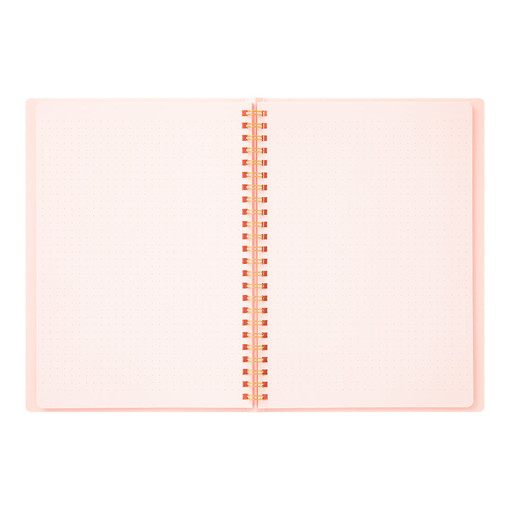 Midori A5 Dot Ruled Colour Paper Ring Notebook