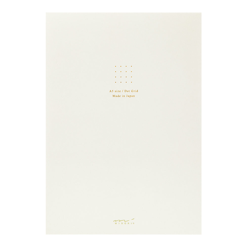 Midori A5 Dot Ruled Colour Paper Pad