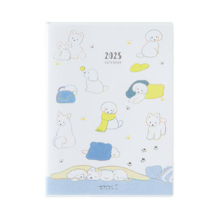 Midori Pocket Diary Dog 2025 - A6