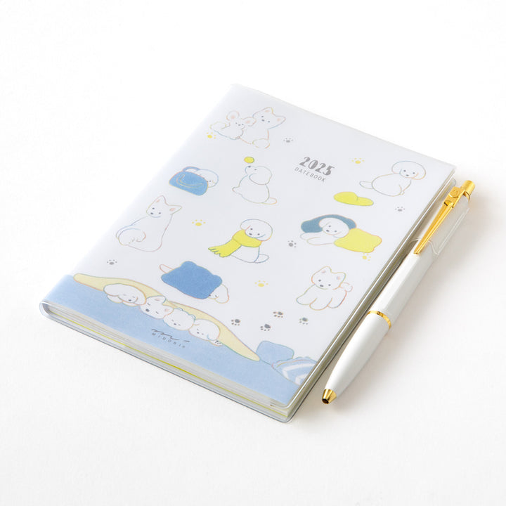 Midori Pocket Diary Dog 2025 - A6