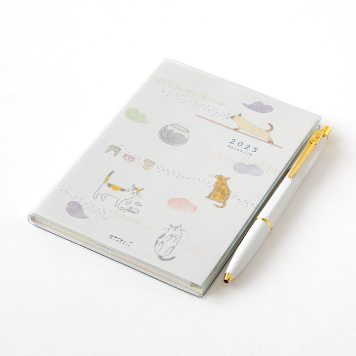 Midori Pocket Diary Cat 2025 - A6