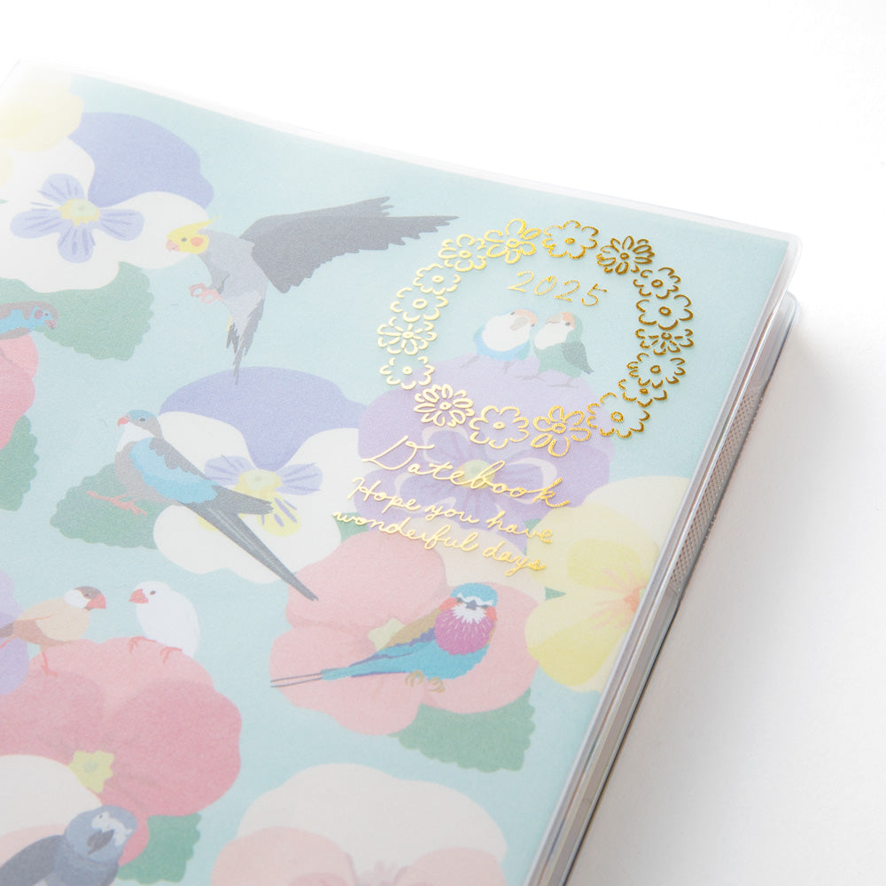 Midori Pocket Diary Bird 2025 - A6