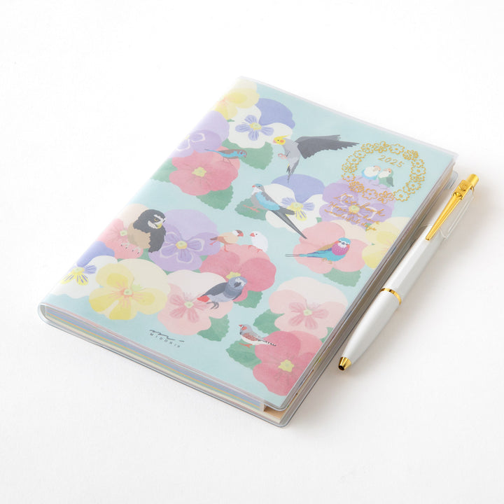 Midori Pocket Diary Bird 2025 - B6