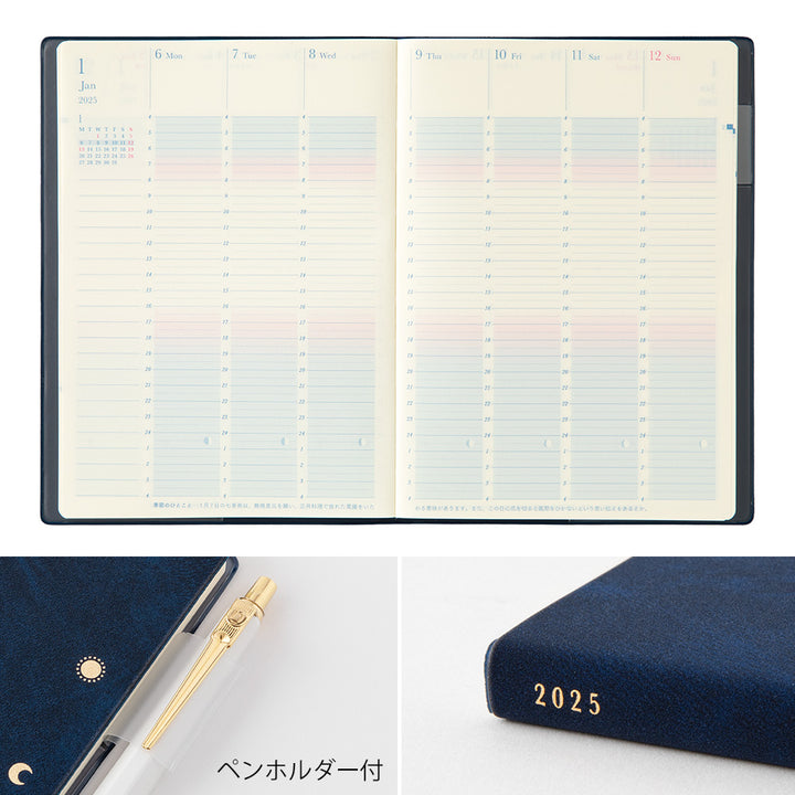 Midori Gradation Diary Day Length 2025 - B6