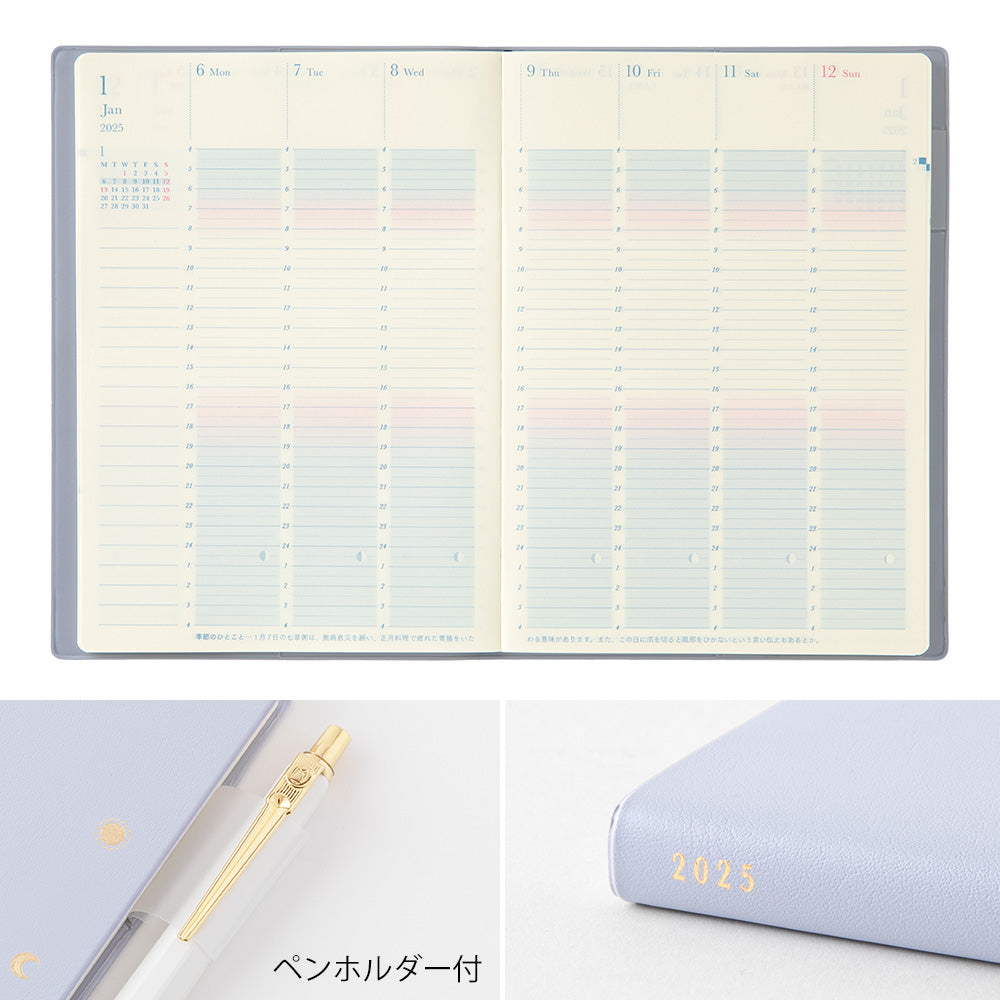 Midori Gradation Diary Day Length 2025 - B6