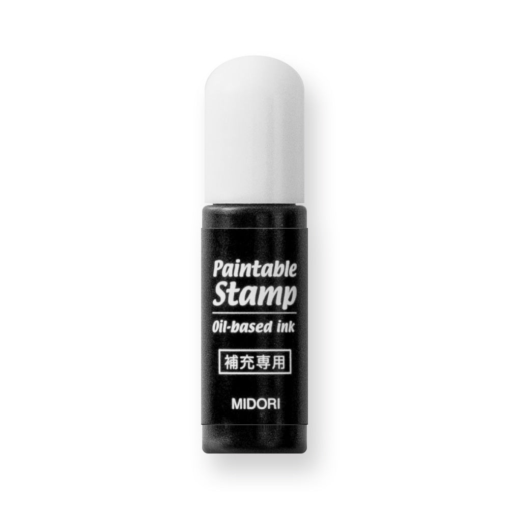 Midori Paintable Stamp Refill Ink Black