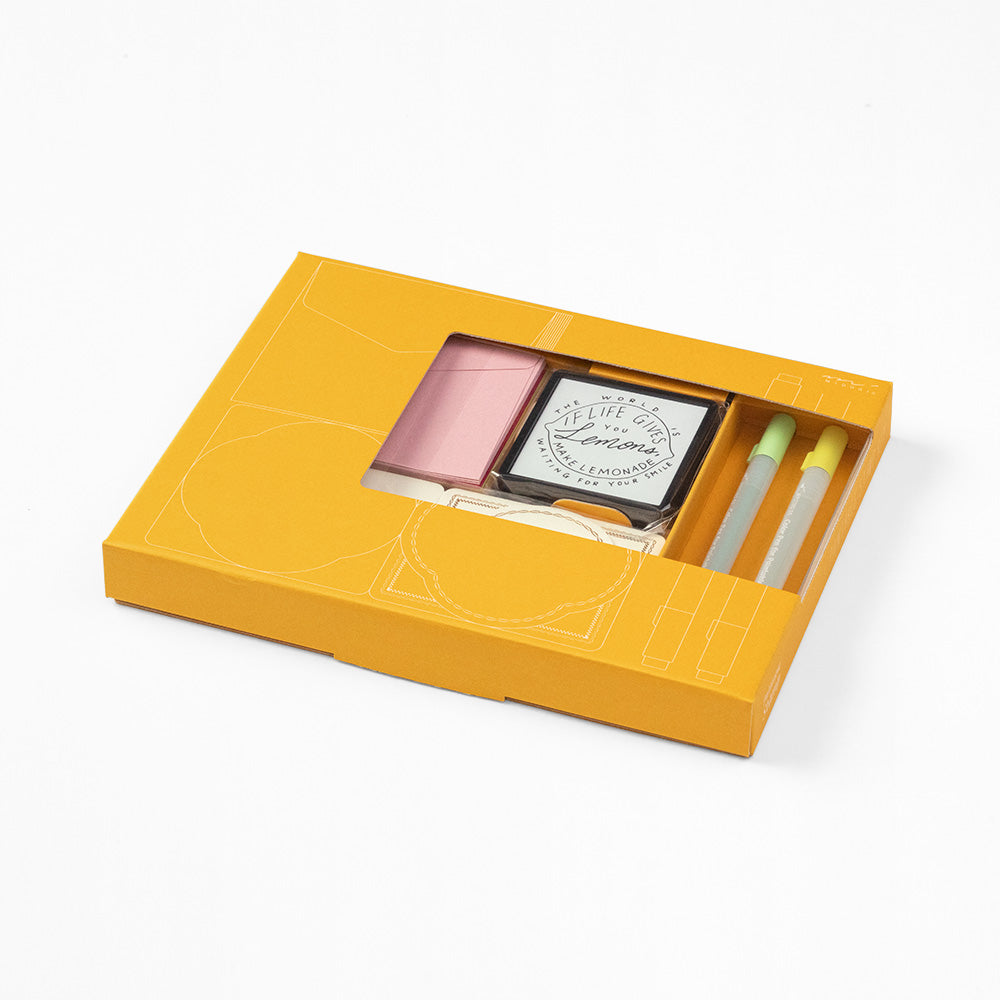 Midori Limited Edition Paintable Stamp Kit - Lemon