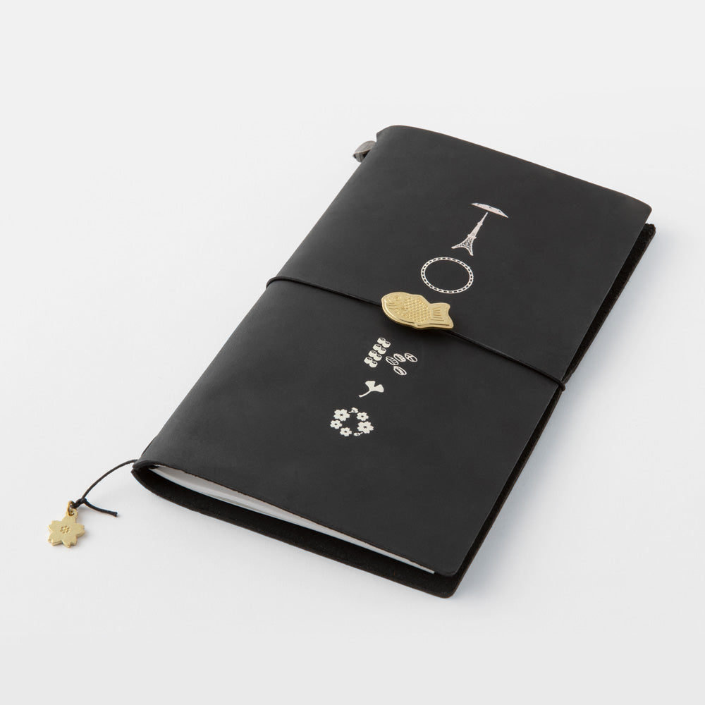 Traveler's Company Notebook Brass Charm Tokyo Limited Edition