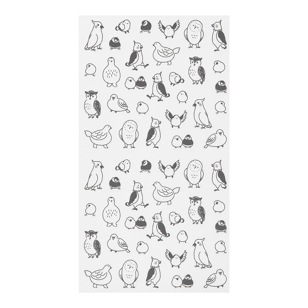 Midori Sticker 2593 Chat - Birds