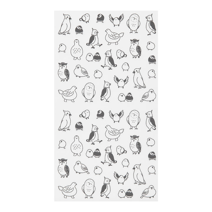 Midori Sticker 2593 Chat - Birds