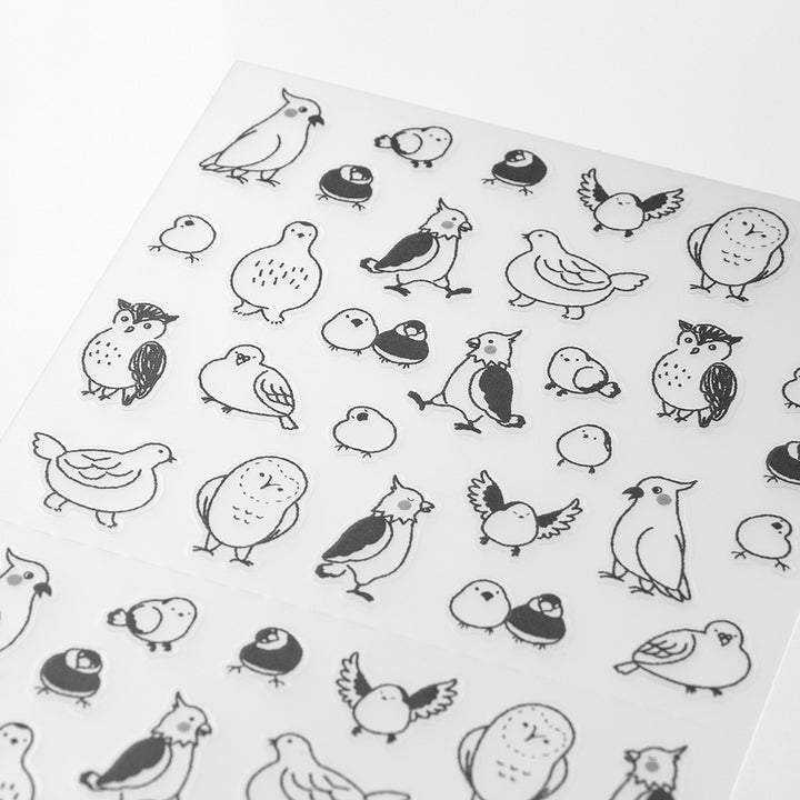 Midori Sticker 2593 Chat - Birds