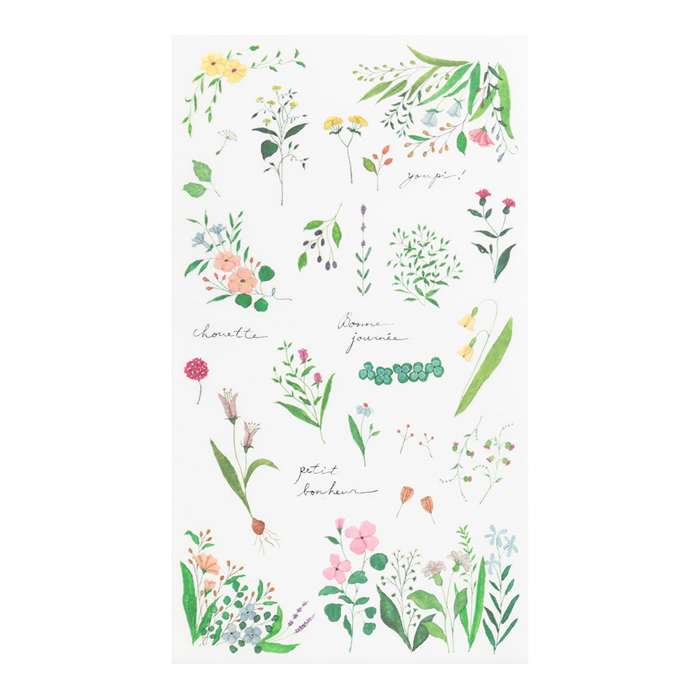 Midori Transfer Sticker 2632 Flowering Plants