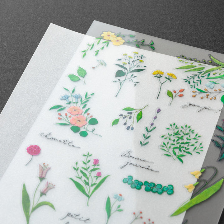 Midori Transfer Sticker 2632 Flowering Plants