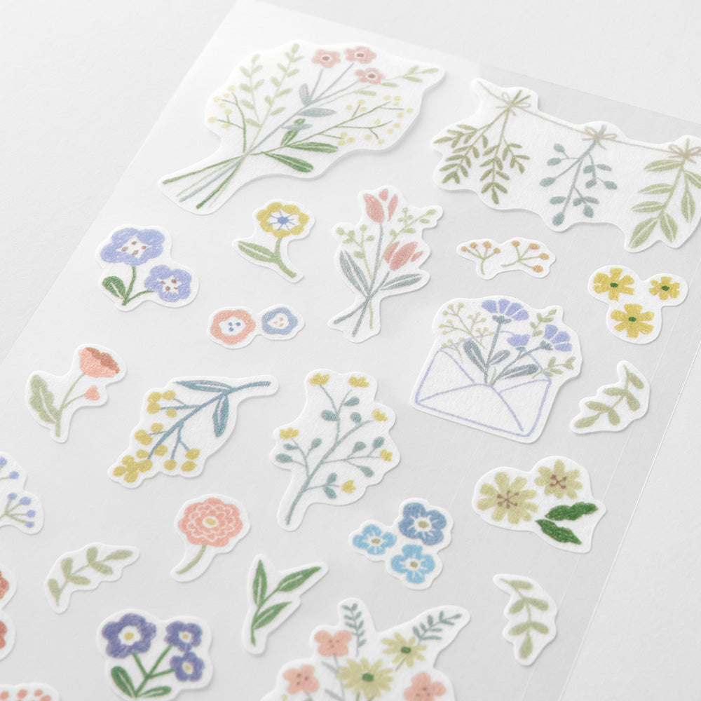 Midori Sticker 2639 Two Sheets Flower