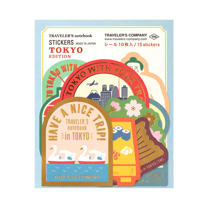 Traveler's Company Notebook Sticker Set Tokyo Limited Edition