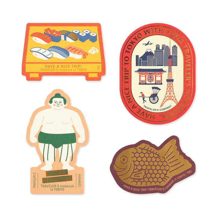 Traveler's Company Notebook Sticker Set Tokyo Limited Edition