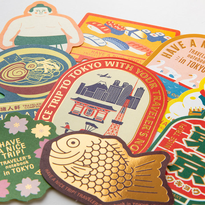 Traveler's Company Notebook Sticker Set Tokyo Limited Edition