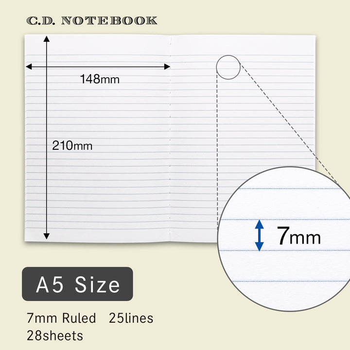 Apica CD Line Ruled Notebook - A5