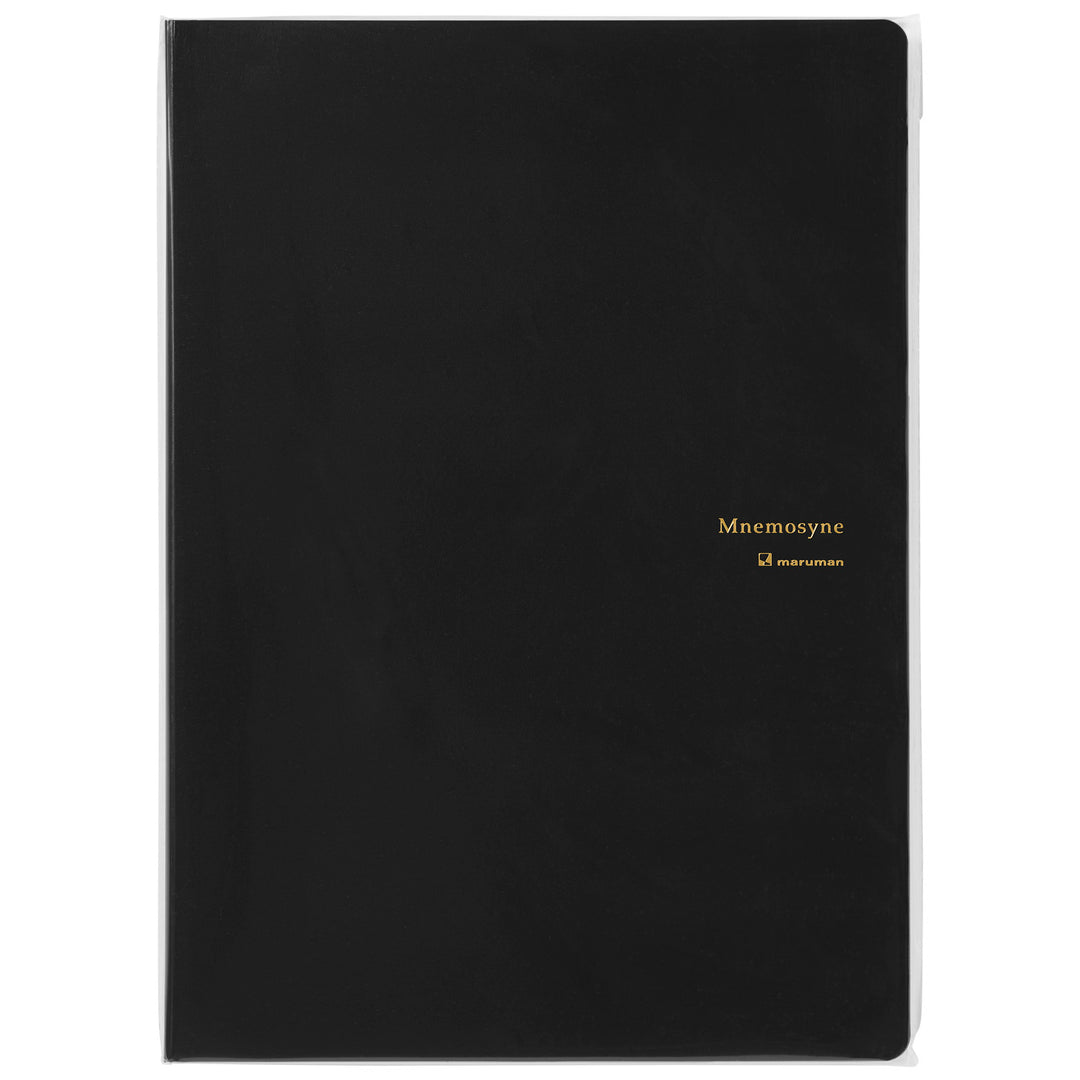 Maruman Mnemosyne Square Grid Stapled Notepad with Folder