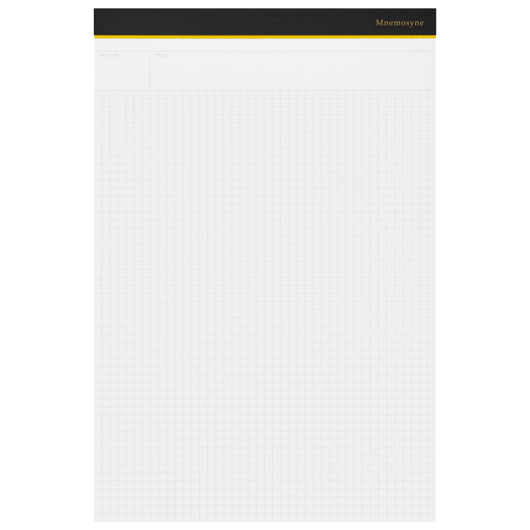 Maruman Mnemosyne Square Grid Stapled Notepad with Folder