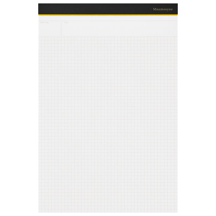 Maruman Mnemosyne Square Grid Stapled Notepad with Folder