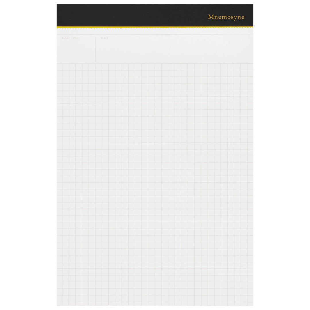 Maruman Mnemosyne Square Grid Stapled Notepad with Folder