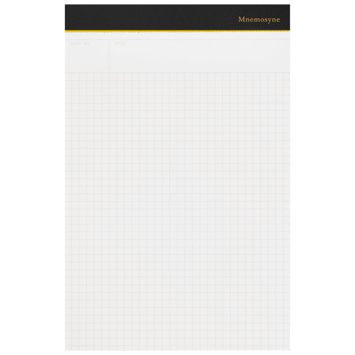 Maruman Mnemosyne Square Grid Stapled Notepad with Folder