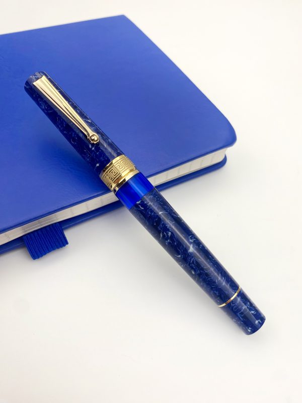 Delta Lapis Blue Celluloid GT Limited Edition Fountain Pen