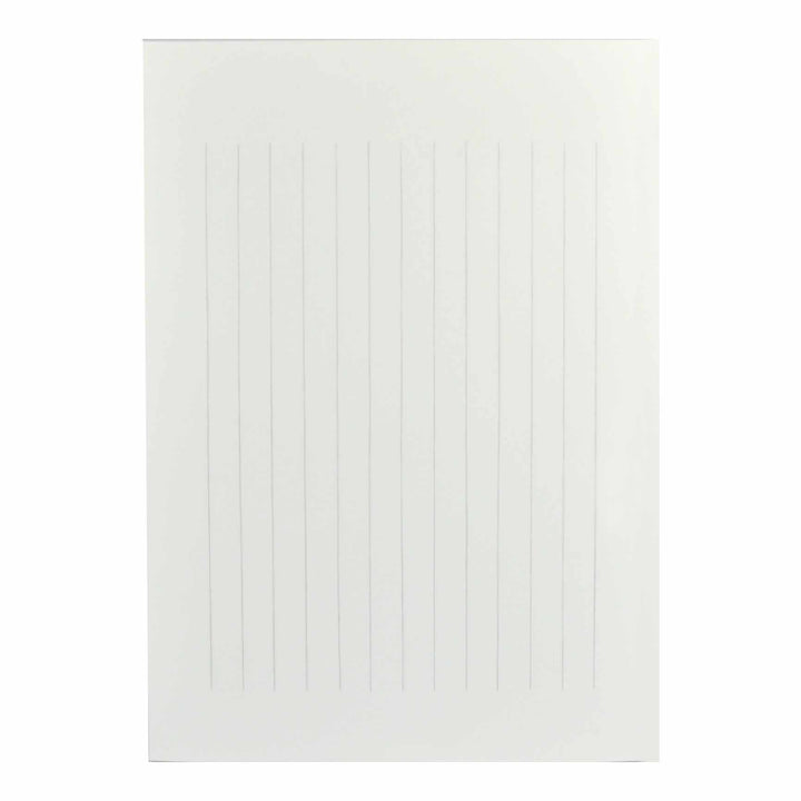 Life Letterpress Vertical Line Ruled B5 Thick Notepad