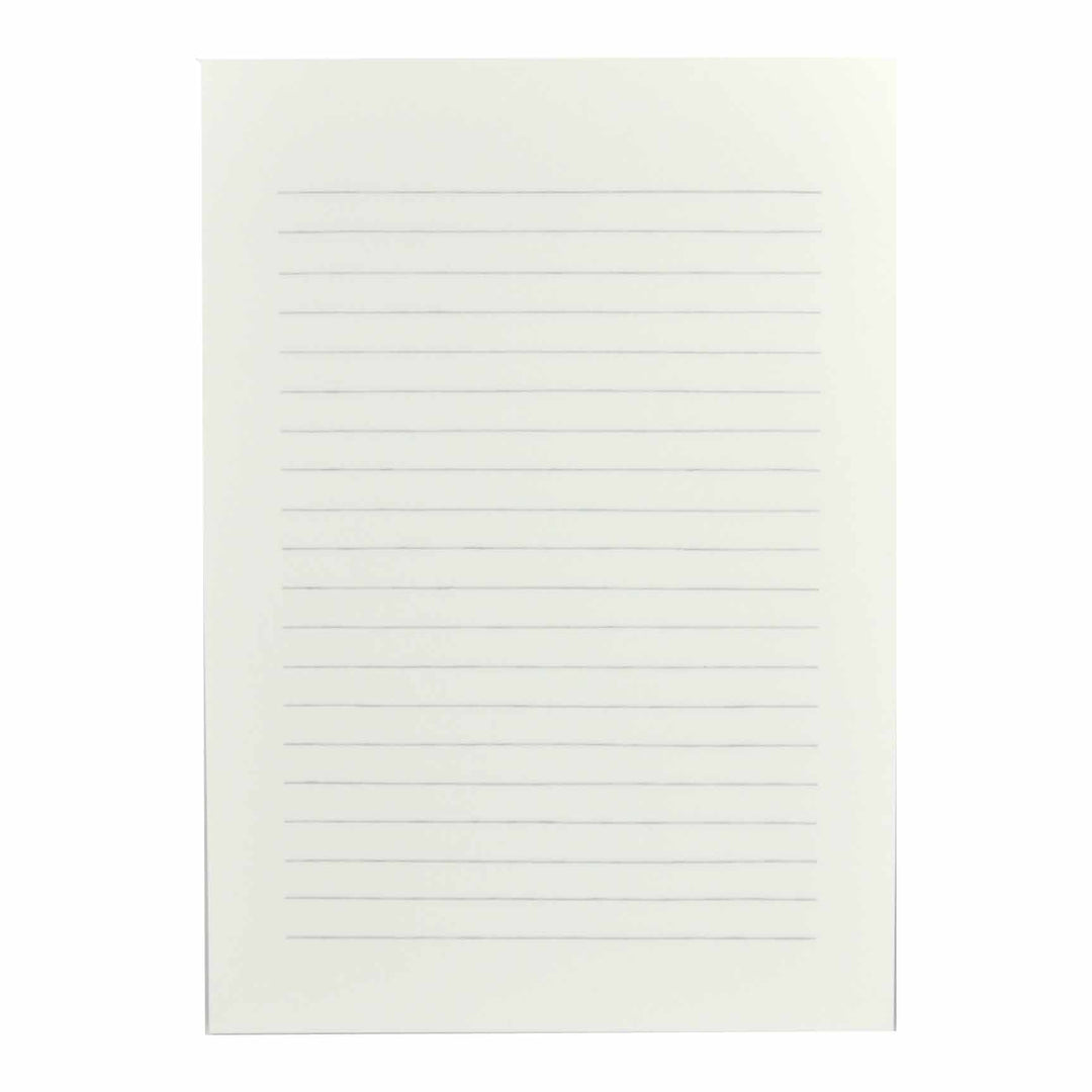 Life Bank Paper Horizontal Line Ruled B5 Notepad