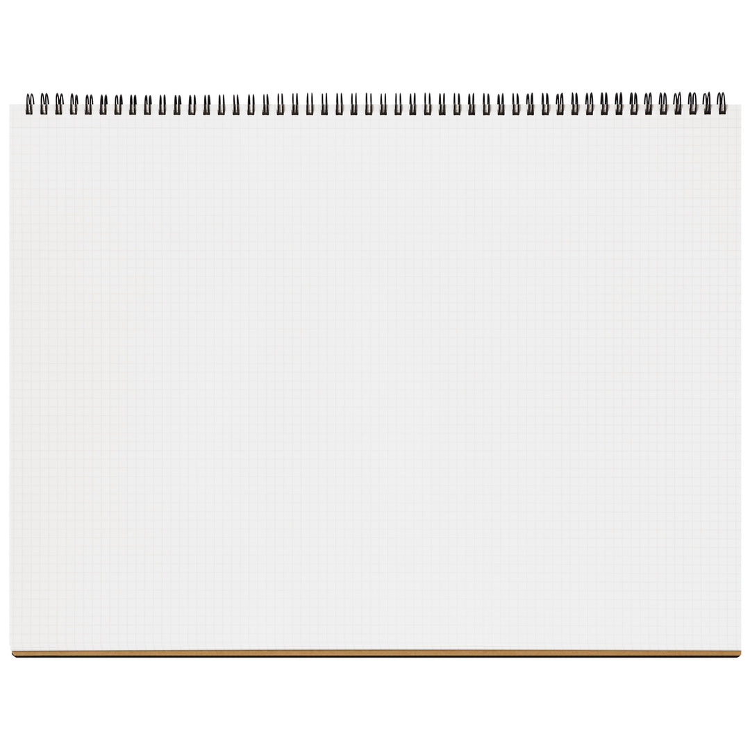 Maruman Mnemosyne Square Grid Spiralbound Notepad - A3