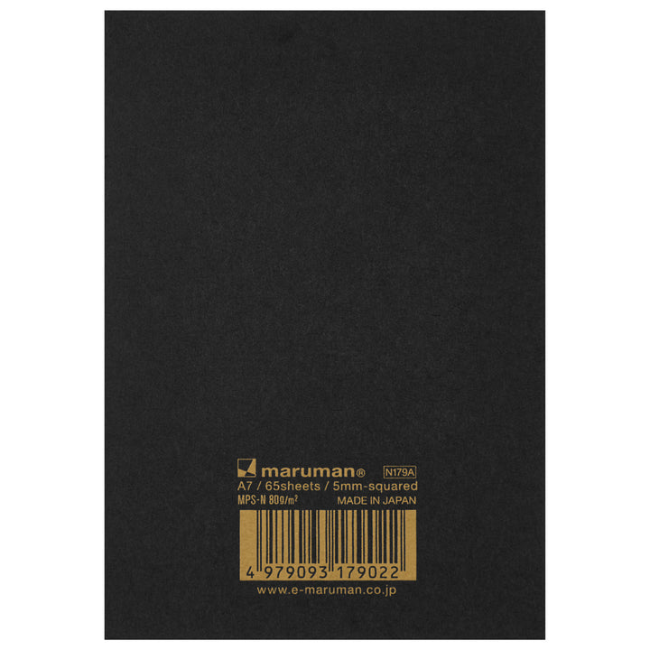 Maruman Mnemosyne Square Grid Stapled Notepad - A7