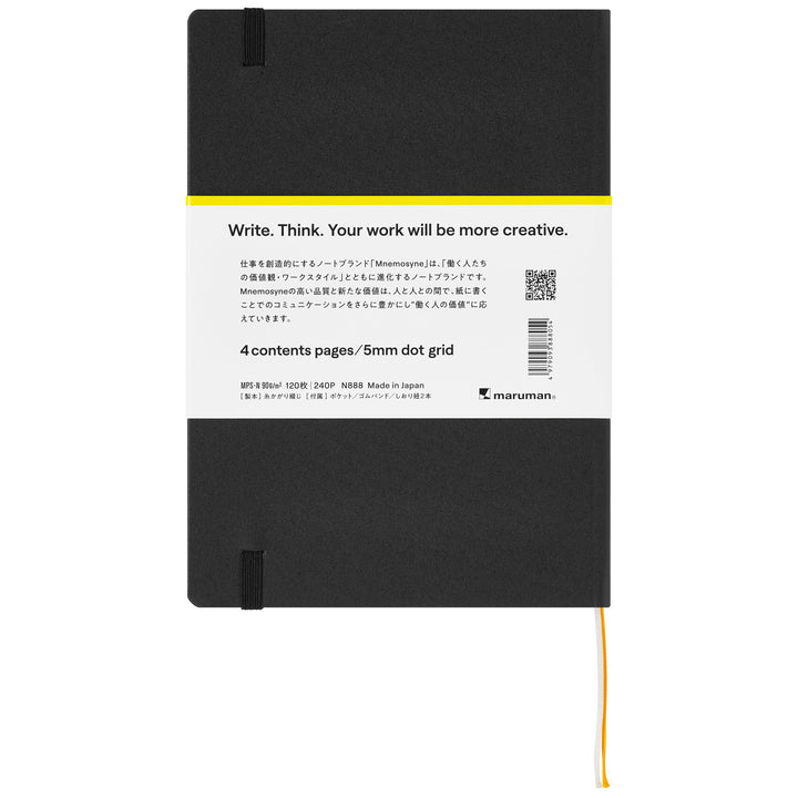 Maruman Mnemosyne Dot Grid Hardbound Notebook - A5