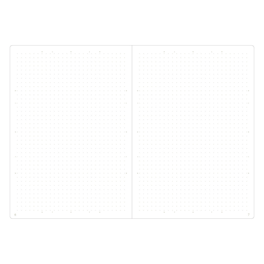 Maruman Mnemosyne Dot Grid Hardbound Notebook - A5