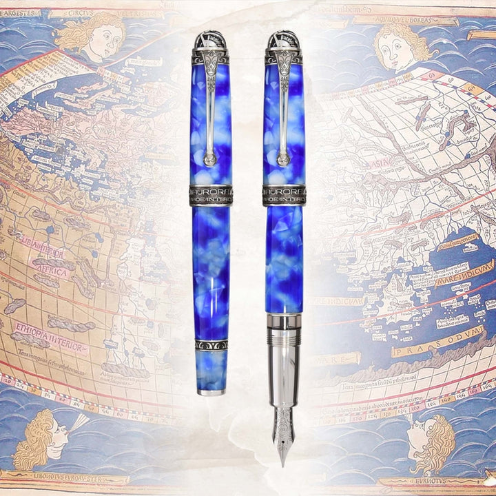 Aurora Ancient Maps Limited Edition Fountain Pen - Tolomeo