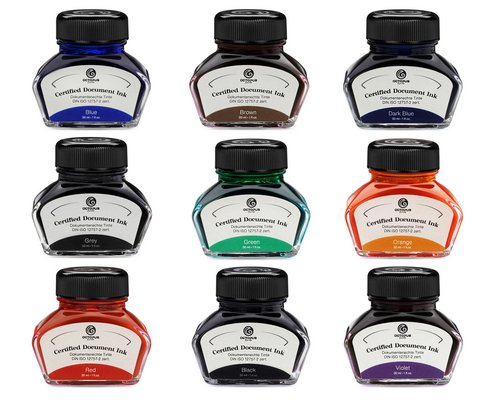 Octopus Certified Document Inks - Black