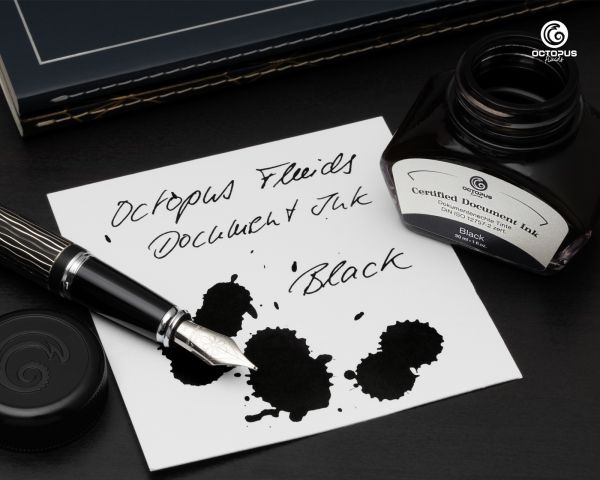 Octopus Certified Document Inks - Black