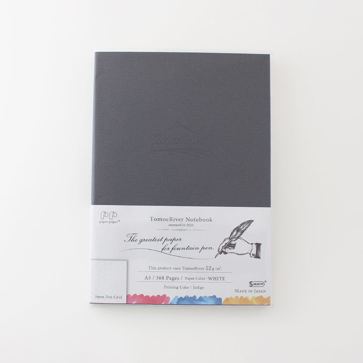 Tomoe River FP Paper 52gsm Dot Grid White Pages Notebook - A5