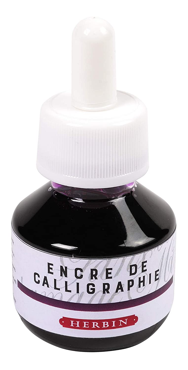 Herbin Calligraphy Ink Bottle - Violet