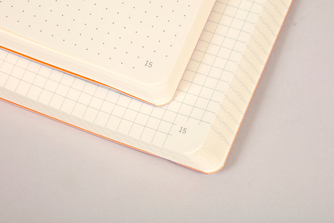 Rhodiarama Hardcover Dot Ruled White Paper Goalbook - A5