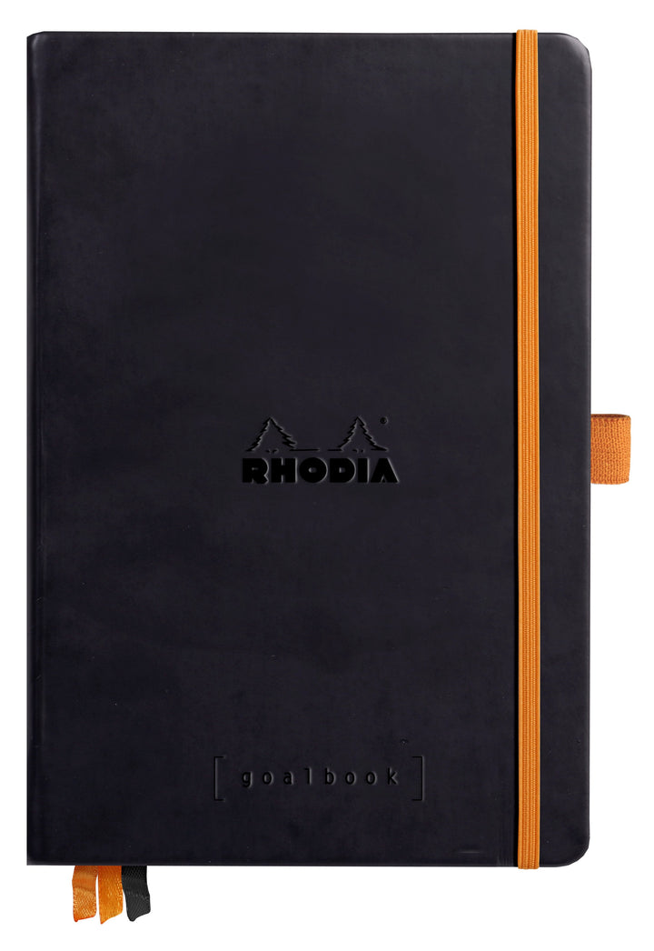 Rhodiarama Hardcover Dot Ruled White Paper Goalbook - A5