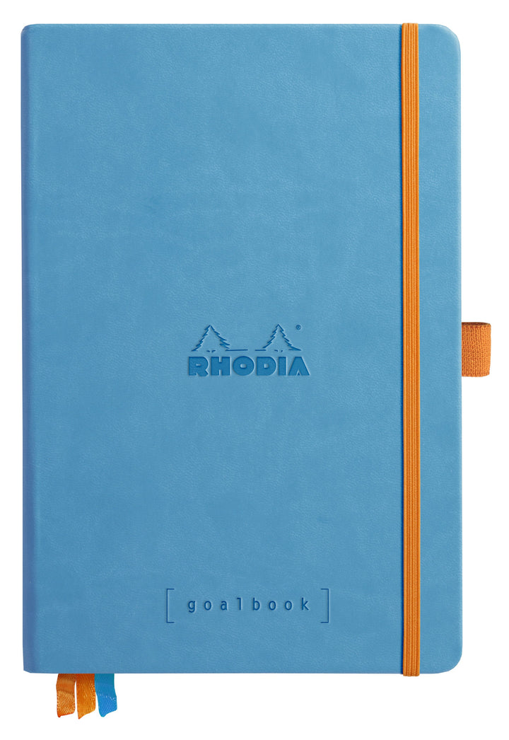 Rhodiarama Hardcover Dot Ruled White Paper Goalbook - A5