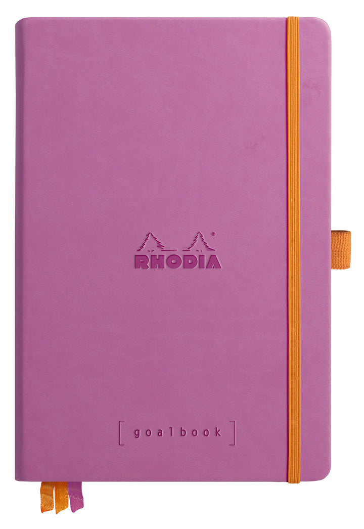 Rhodiarama Hardcover Dot Ruled White Paper Goalbook - A5