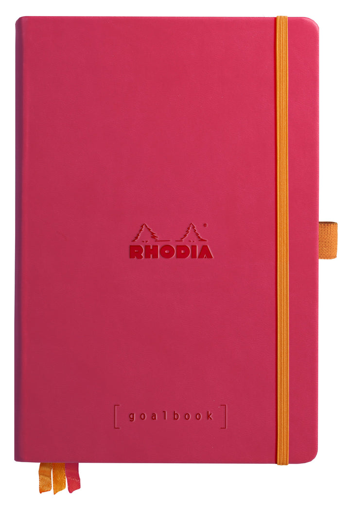 Rhodiarama Hardcover Dot Ruled White Paper Goalbook - A5