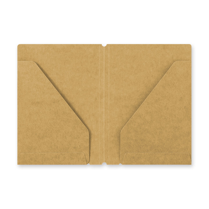 Traveler's Company Notebook Refill 010 Kraft Paper Folder - Passport Size