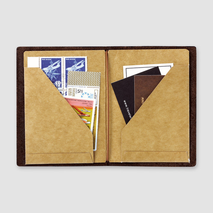 Traveler's Company Notebook Refill 010 Kraft Paper Folder - Passport Size