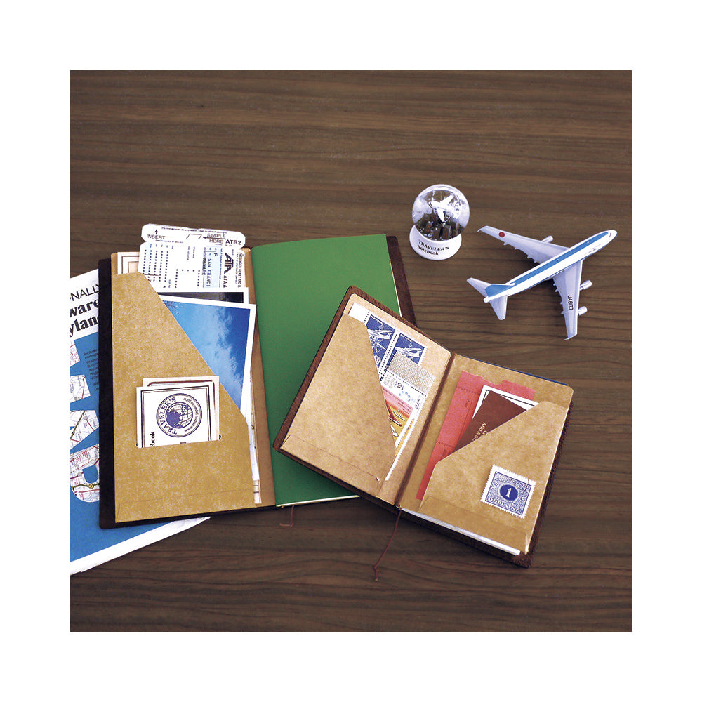 Traveler's Company Notebook Refill 010 Kraft Paper Folder - Passport Size