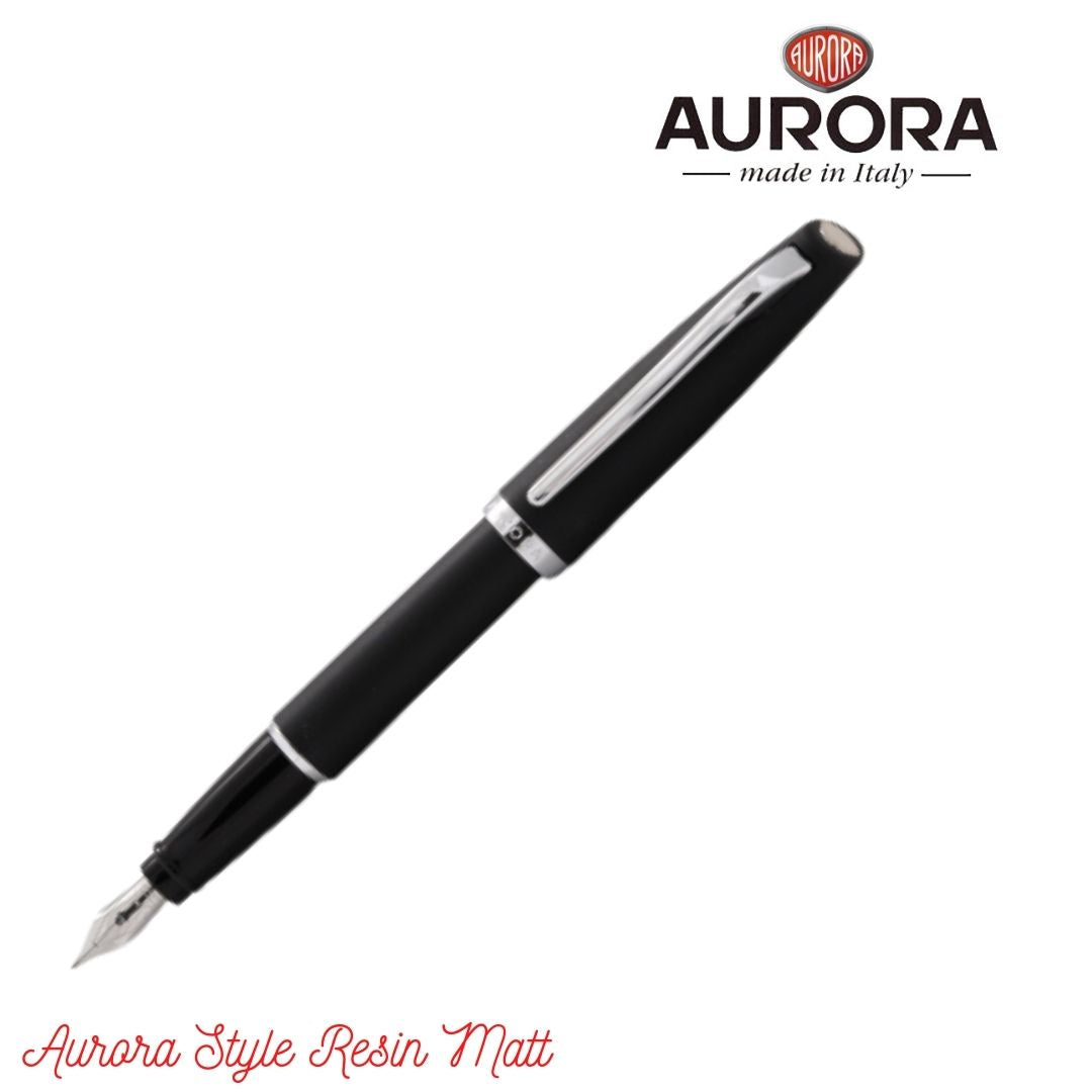 Aurora Style Matt Resin Fountain Pen